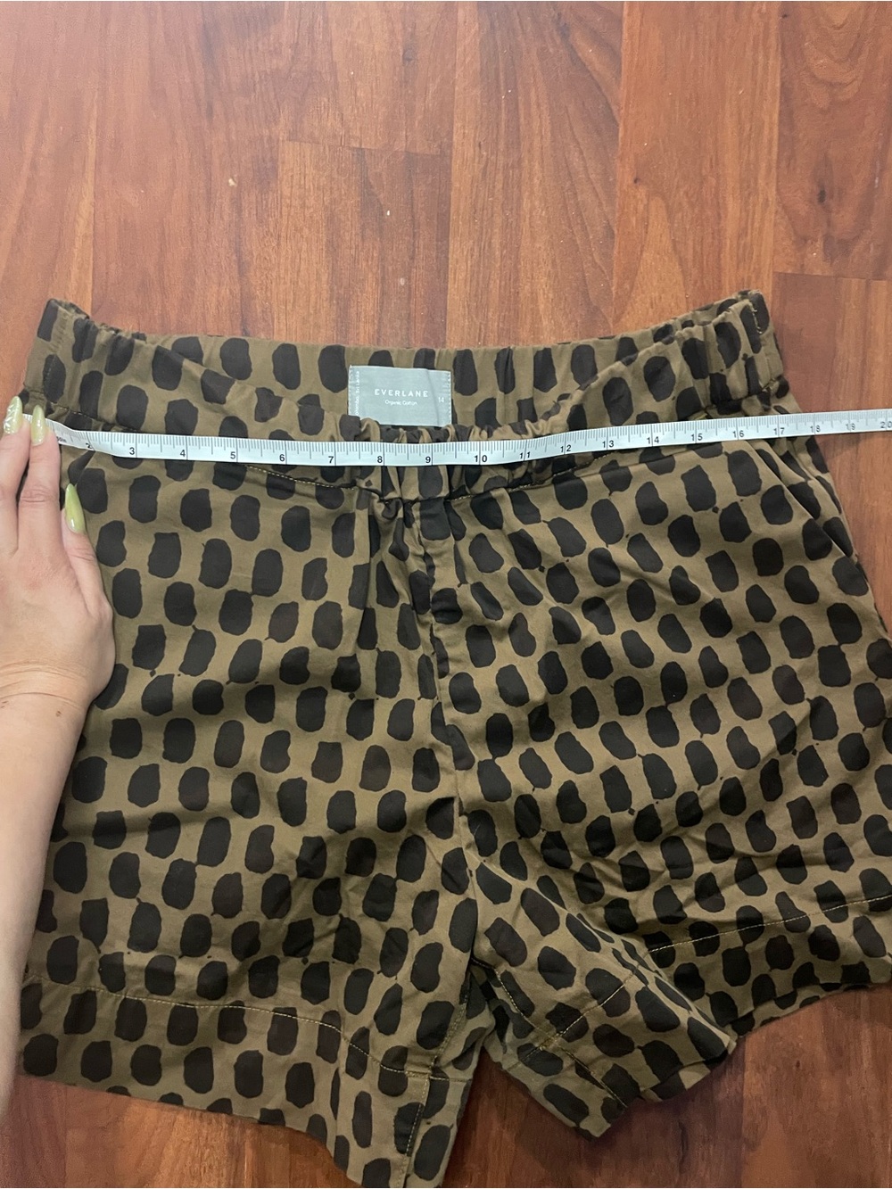 Everlane Organic Cotton Leopard Print 2-Piece Set | Top size 16 + Shorts size 14 - Picture 5 of 9